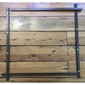 Wellmade Magnetic Art Frame Poster Holder Dark Walnut Wood 25“